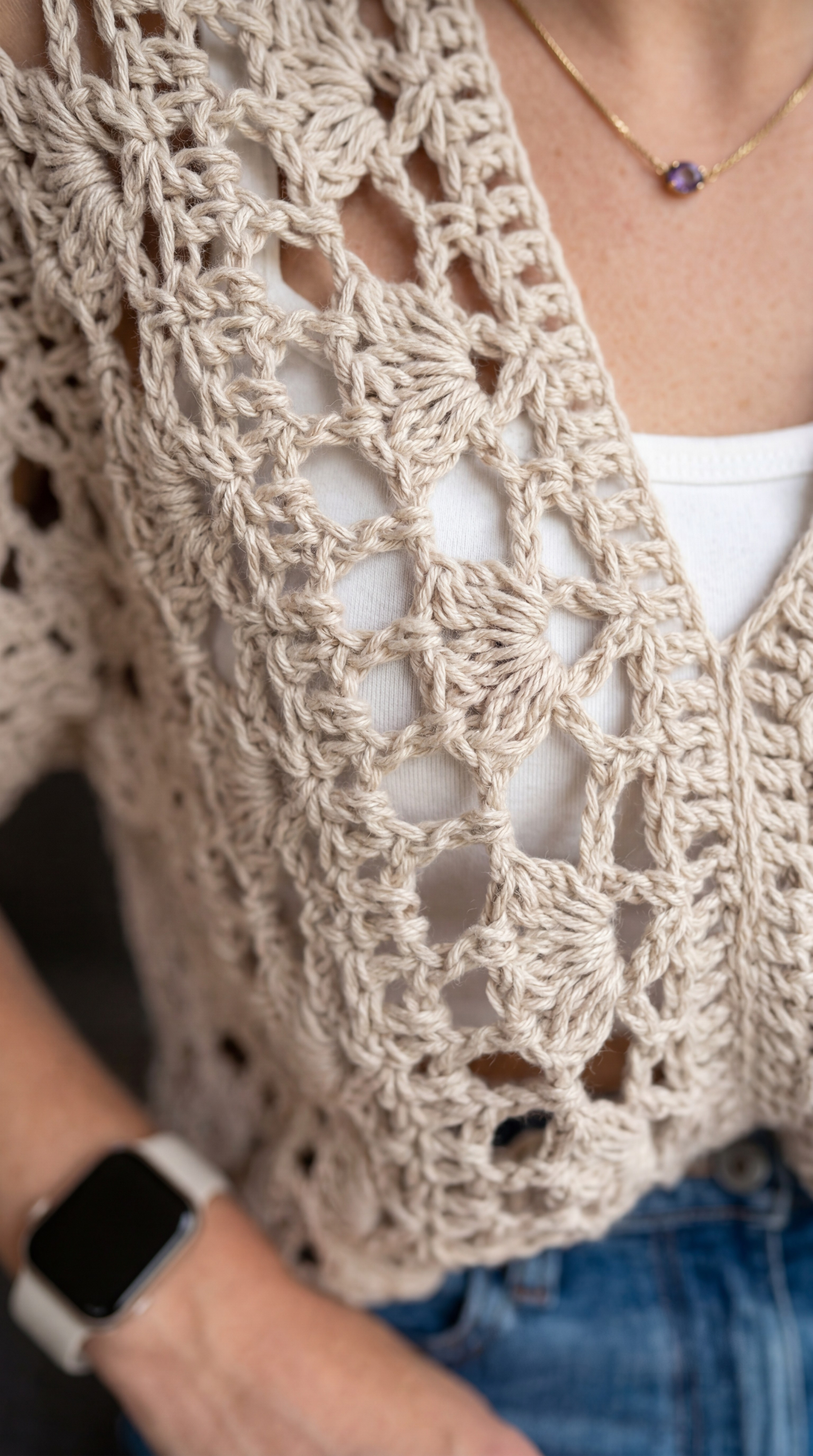 Sandy Lace Crochet Top — Digital Pattern