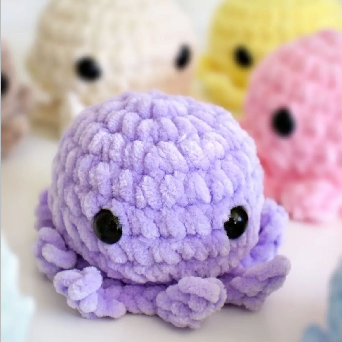 Beginner Mini Crochet Octopus Pattern — Step-by-Step Photos, Clear Instructions, Finish in 2 Hours