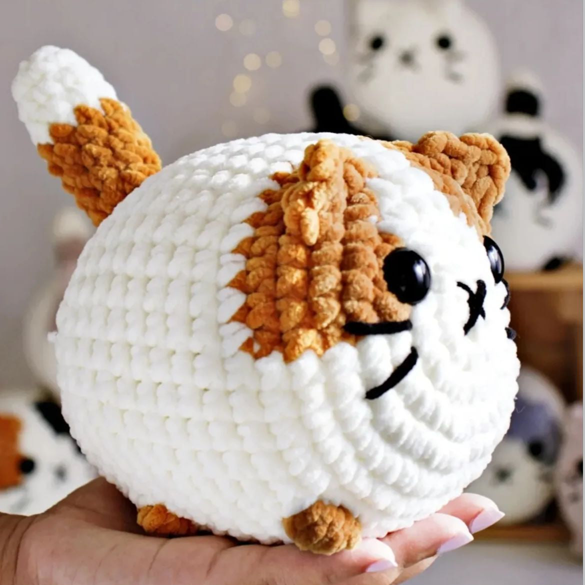 Loaf Cat Crochet Pattern — Beginner Friendly, Finish in 3 Hours