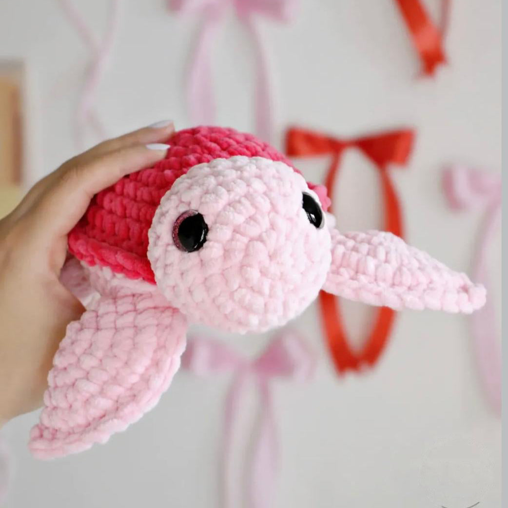 Beginner Crochet Turtle Pattern — Step-by-Step Photos, Clear Instructions, Finish in 3 Hours
