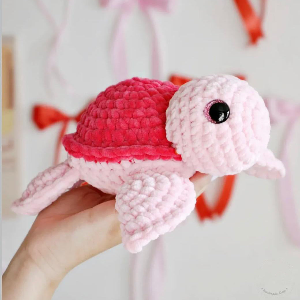 Beginner Crochet Turtle Pattern — Step-by-Step Photos, Clear Instructions, Finish in 3 Hours