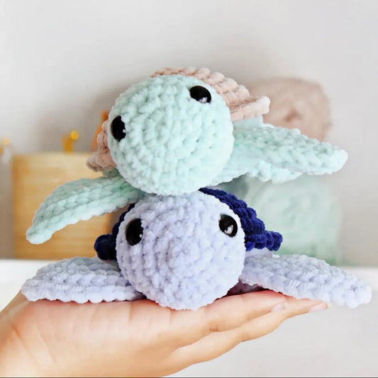 No-Sew Sea Turtle Crochet Pattern PDF | Beginner Friendly Amigurumi